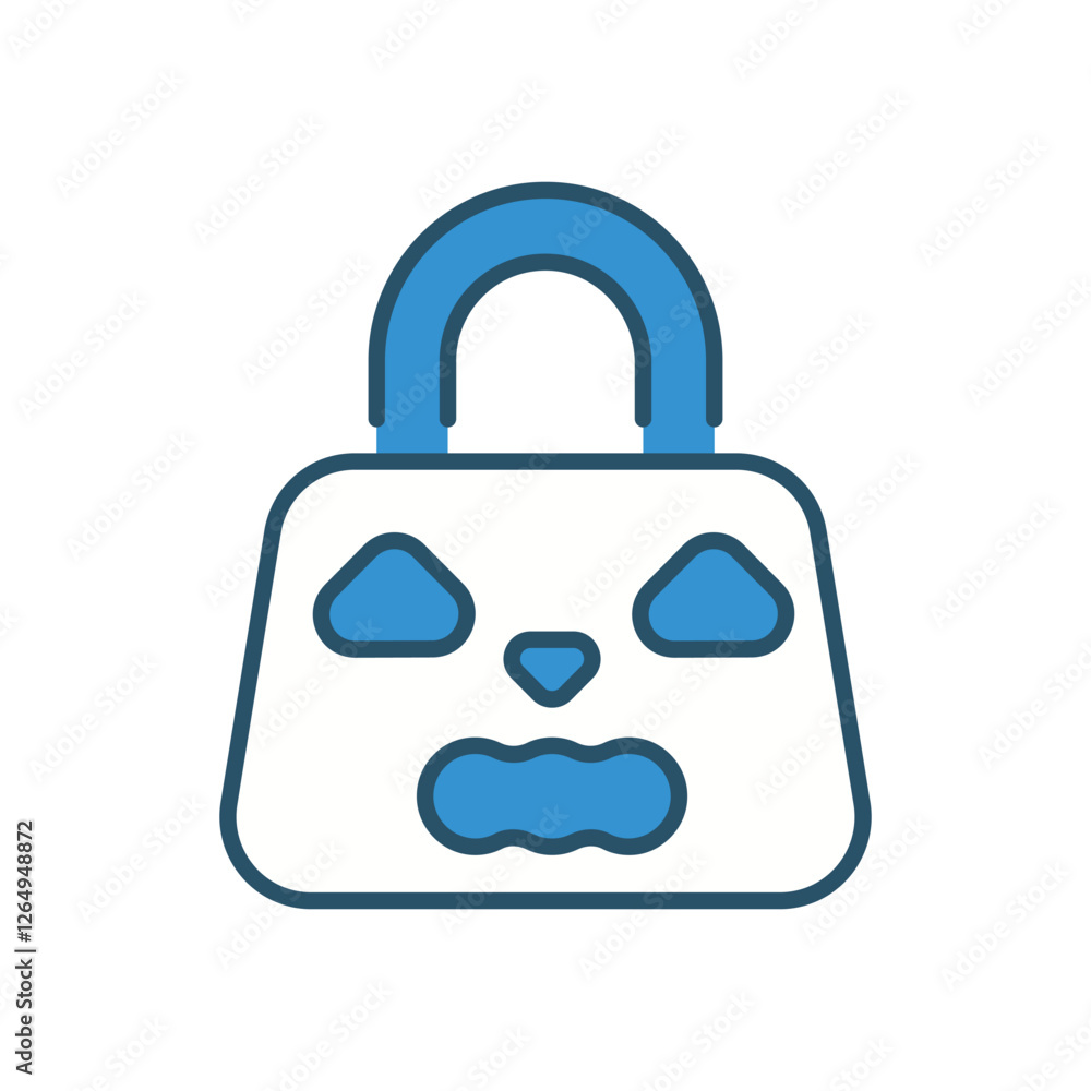 Bag vector icon stock illustration Bag vector icon stock illustration