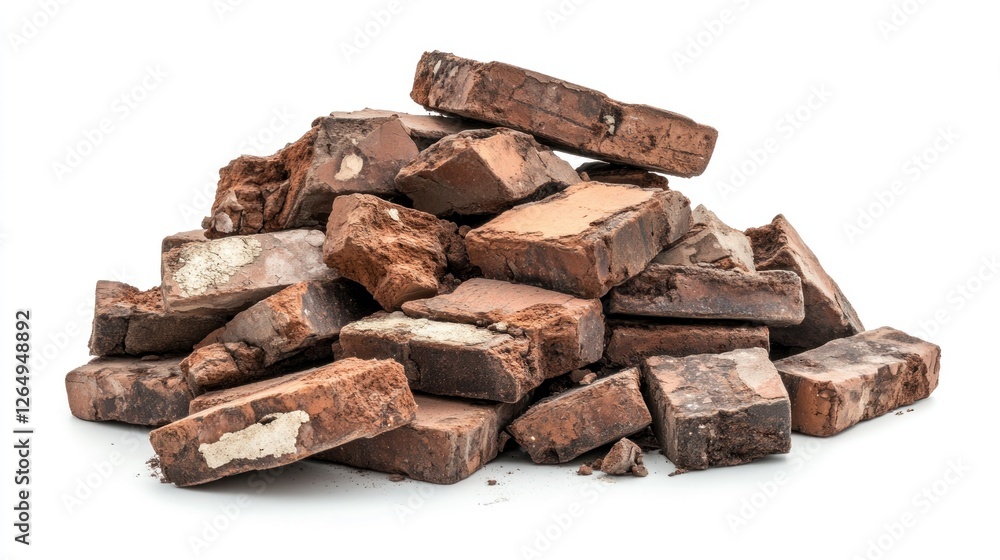 Broken dark chocolate pieces, studio shot, white background, food photography, recipe ingredient Broken dark chocolate pieces, studio shot, white background, food photography, recipe ingredient