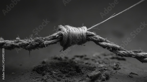 A Single Thread Connecting Fragile Elements in a Delicate Balance photo