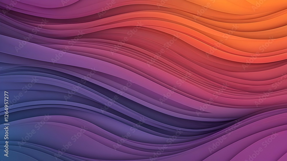 Fototapeta premium Abstract Colorful Wave Background with Gradient Texture