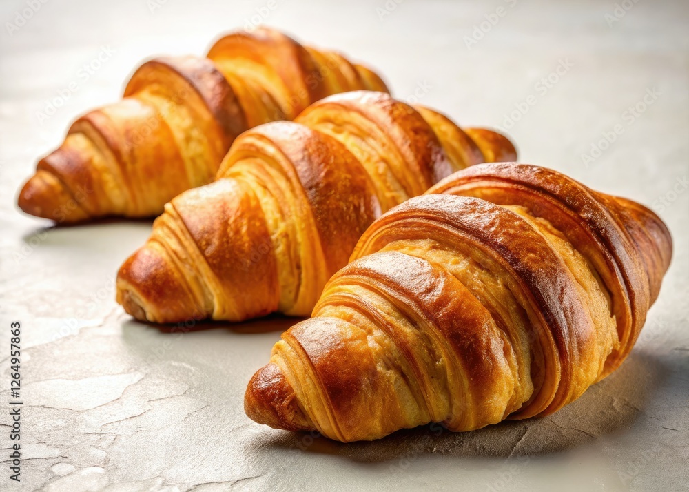 Flaky croissant layers, golden perfection. Breakfast delight, tempting dessert. Flaky croissant layers, golden perfection. Breakfast delight, tempting dessert.