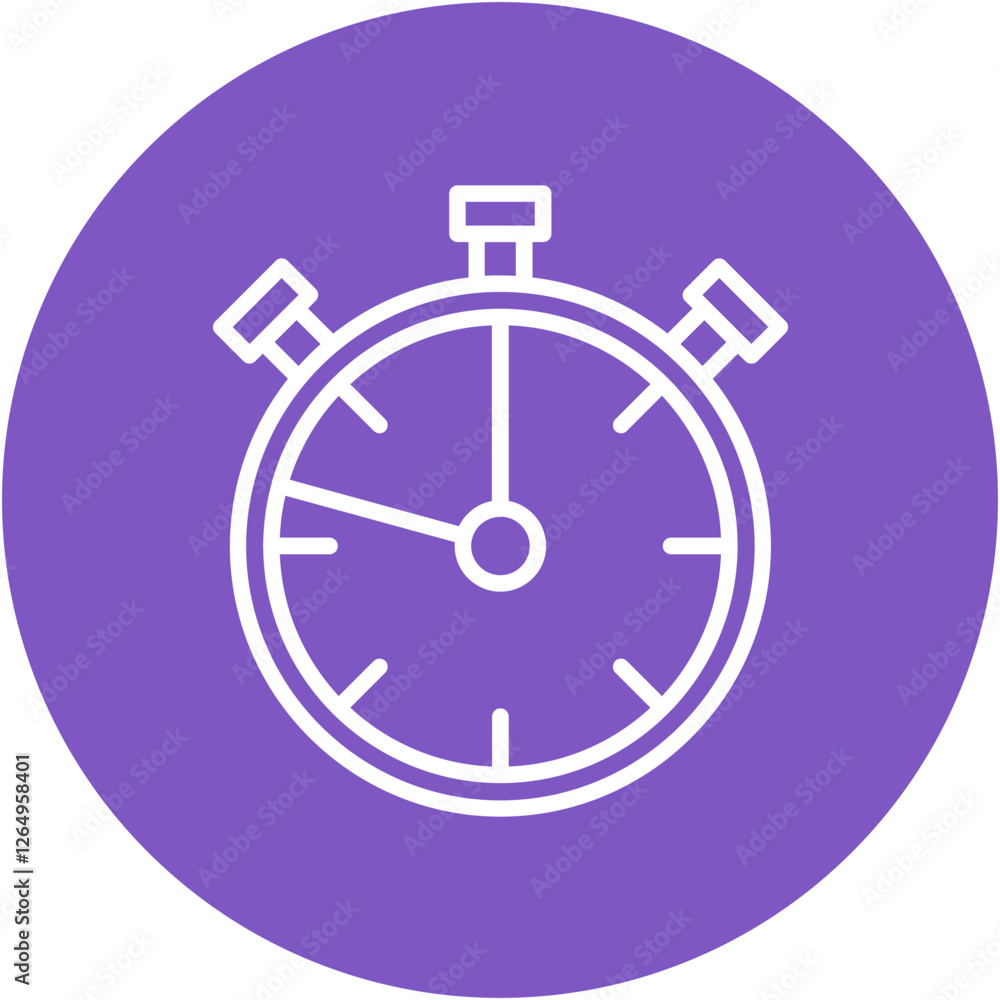 Stopwatch with Split Times Icon Stopwatch with Split Times Icon