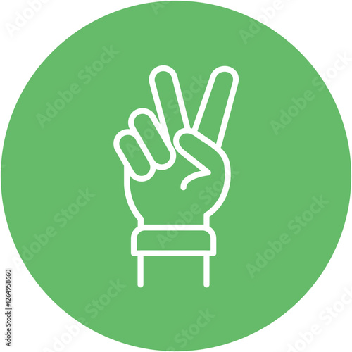 Victory Gesture Icon