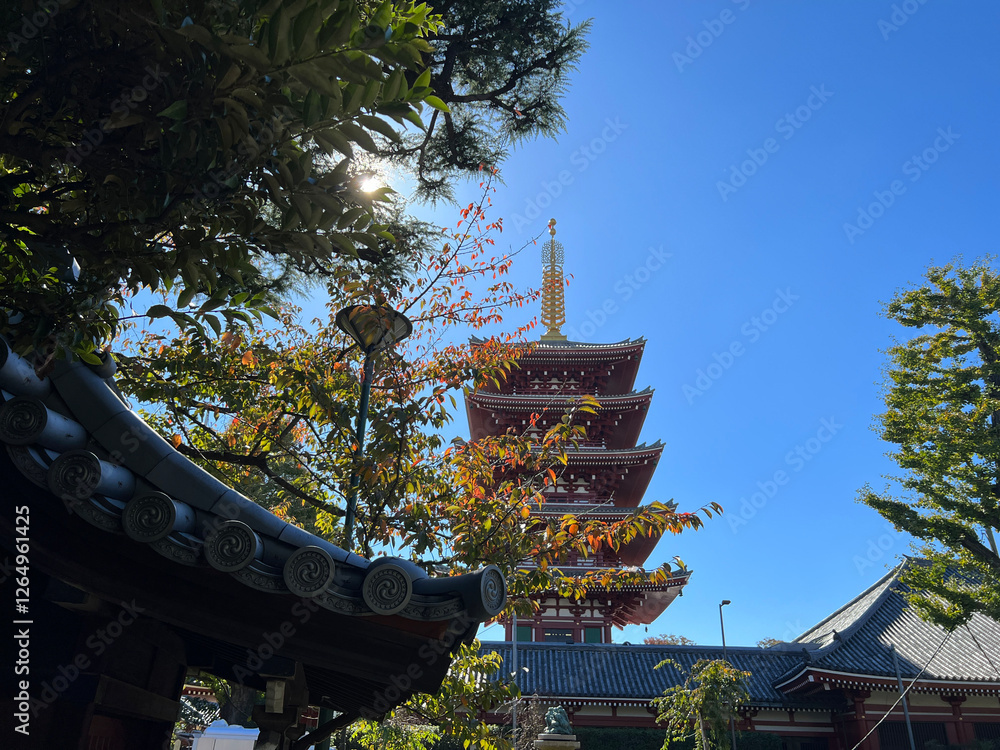 Sensō-ji ancient Buddhist temple in Asakusa, Tokyo,