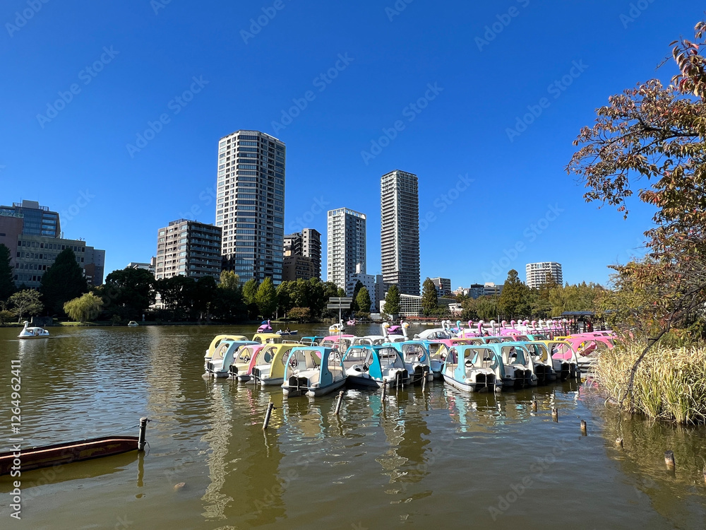 Lake at Ueno park in Tokyo