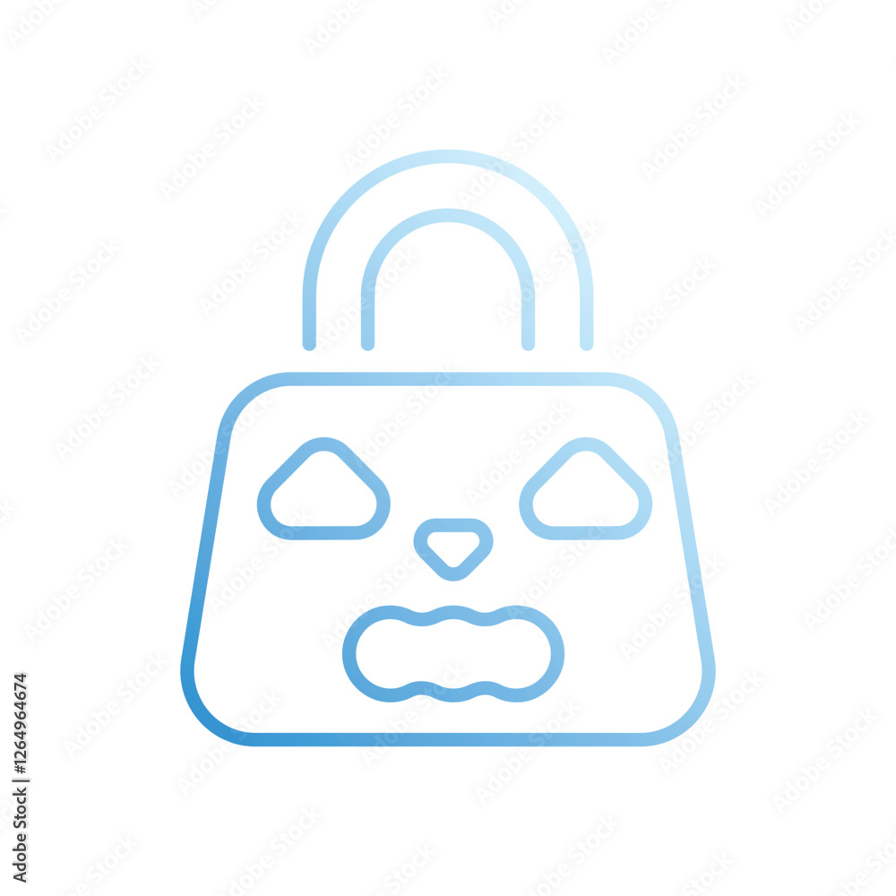 Bag vector icon stock illustration Bag vector icon stock illustration