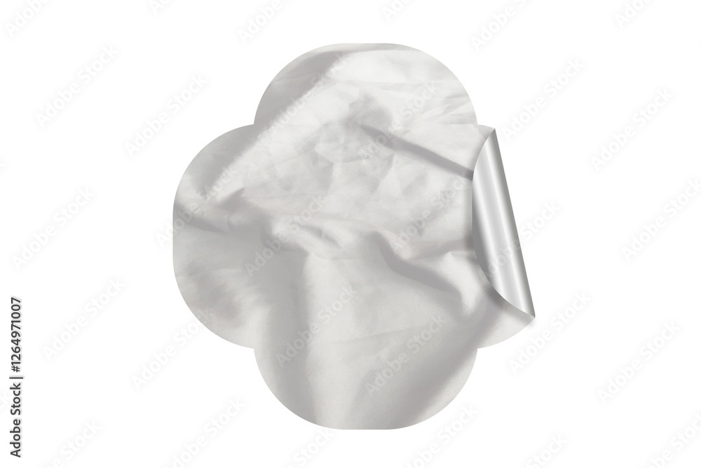 Naklejka premium Blank Sticker Design For Multi-purpose Use