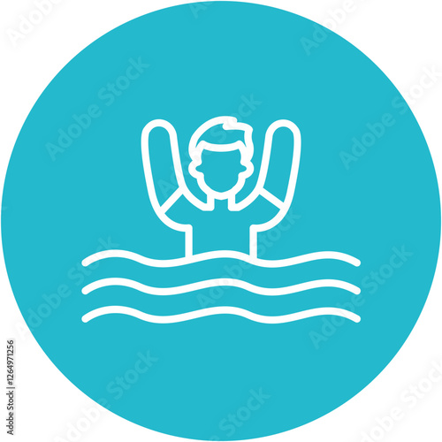 Drowning Icon