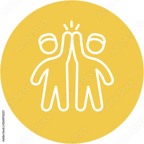 High Five Crowd Icon