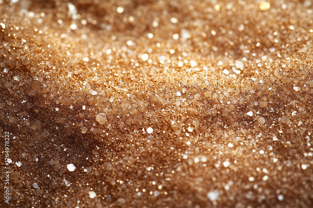 Close-up of fine golden sand texture with smooth and detailed grains Close-up of fine golden sand texture with smooth and detailed grains