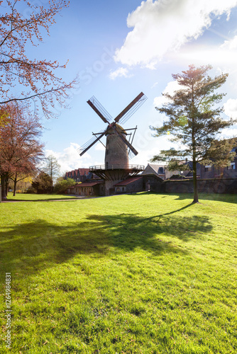 Kriemhildsmühle (Kriemhild's Mill) at the city wall of Xanten in the Lower Rhine region photo