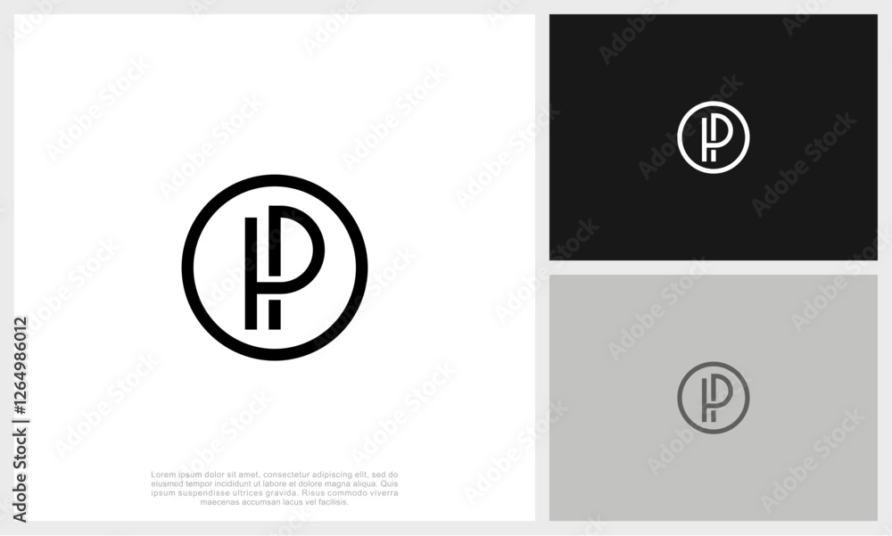 Letter P Logo Template Design Vector Illustration. Initial P Logo. Letter P Logo Template Design Vector Illustration. Initial P Logo.