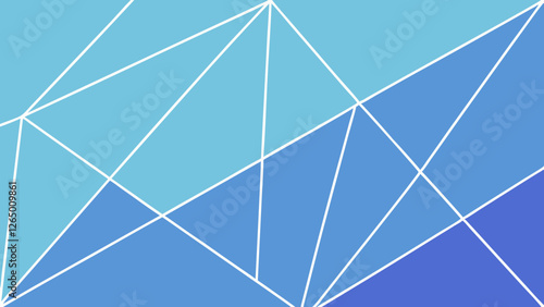 Abstract geometric pattern in shades of blue, creating a modern and dynamic visual effect.