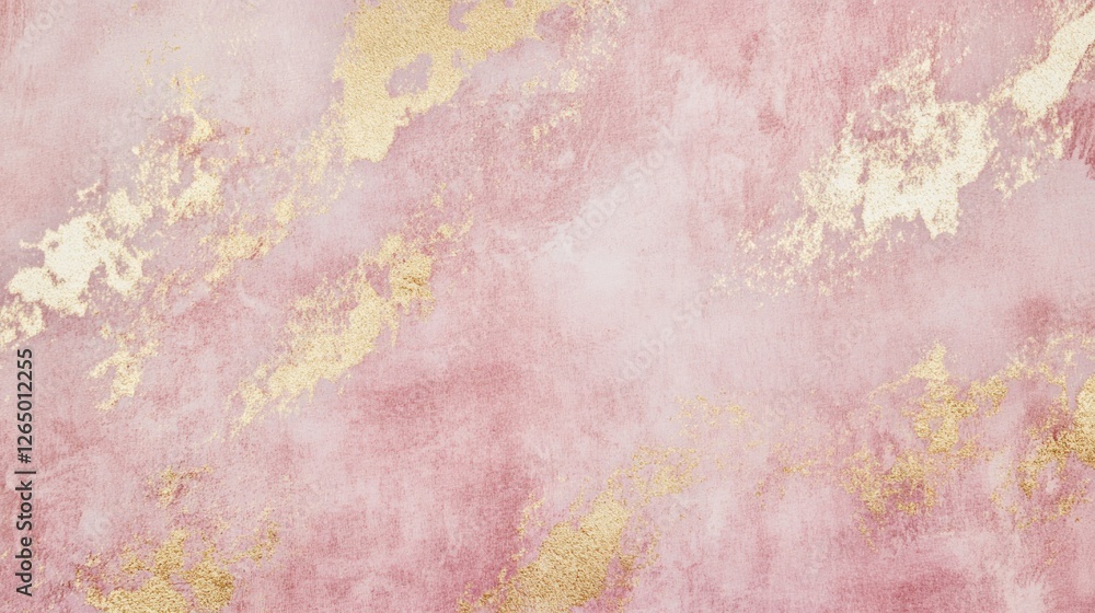 Fototapeta premium Elegant Pink and Gold Marble Texture Background for Luxurious Designs