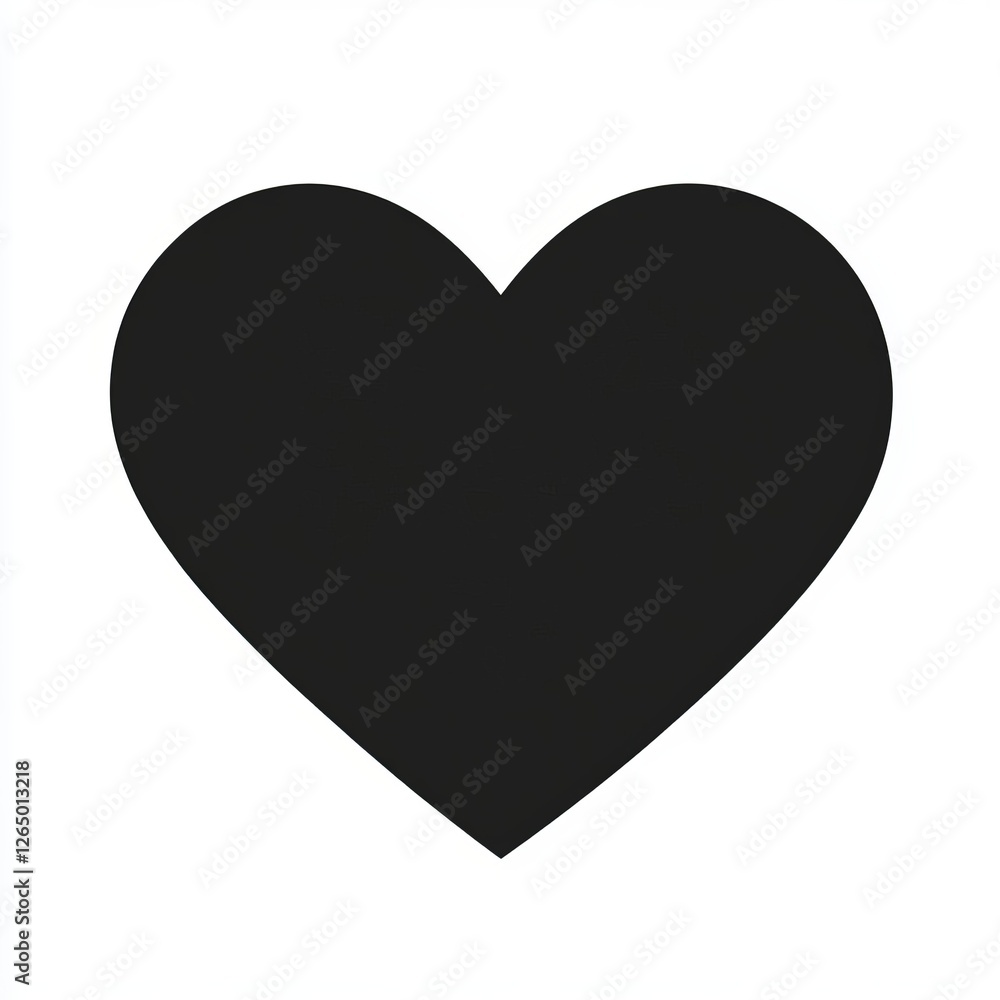 A transparent background provides the setting for a minimalist black heart icon, well-suited for love and romance inspired graphic designs and projects A transparent background provides the setting for a minimalist black heart icon, well-suited for love and romance inspired graphic designs and projects