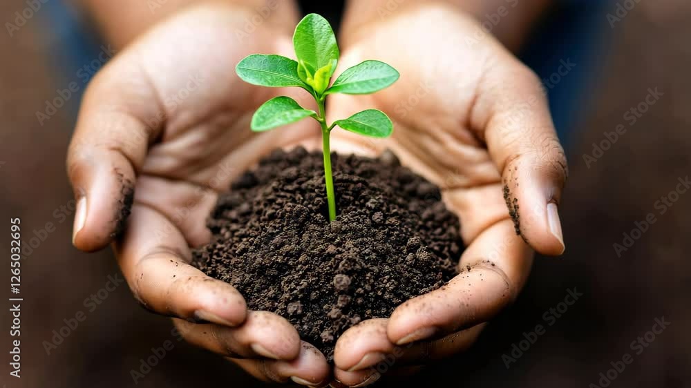 Entrepreneur Holding Plant Sprouting from Coins Symbolizing Growth and Financial Prosperity in Business with Hands Nurturing Growth Conceptualizing Green Investment and Sustainable Development Entrepreneur Holding Plant Sprouting from Coins Symbolizing Growth and Financial Prosperity in Business with Hands Nurturing Growth Conceptualizing Green Investment and Sustainable Development