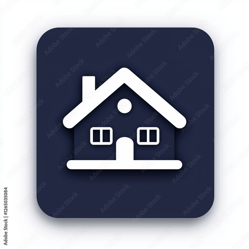 A Simple and Elegant Home Icon Design for Real Estate or Housing Applications A Simple and Elegant Home Icon Design for Real Estate or Housing Applications