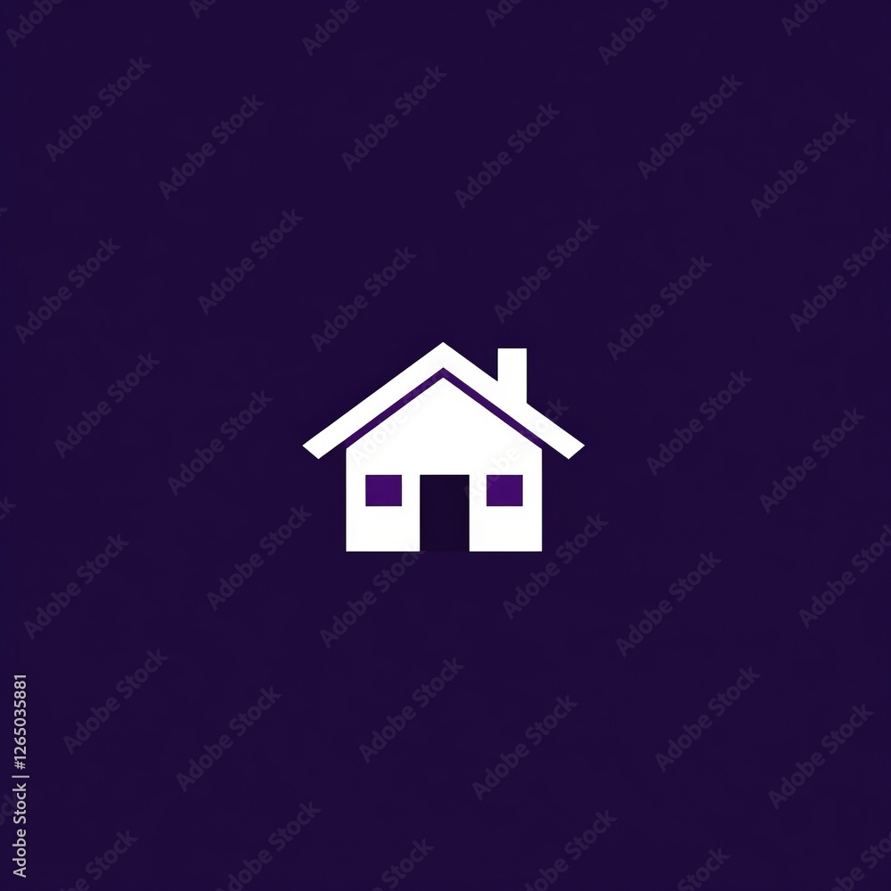 a minimalist house logo for a real estate agency. Purple --v 6.1 Job ID: 254ce962-930c-484d-8b5d-a29f28471123 a minimalist house logo for a real estate agency. Purple --v 6.1 Job ID: 254ce962-930c-484d-8b5d-a29f28471123