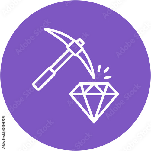 Diamond Pickaxe Icon