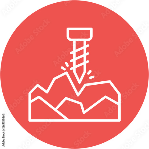 Mining Drill Icon