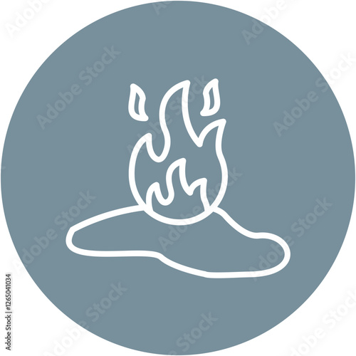 Oil Flame Icon