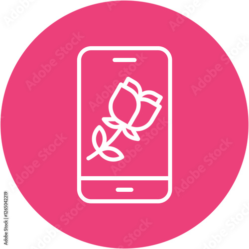 Virtual Flowers Icon