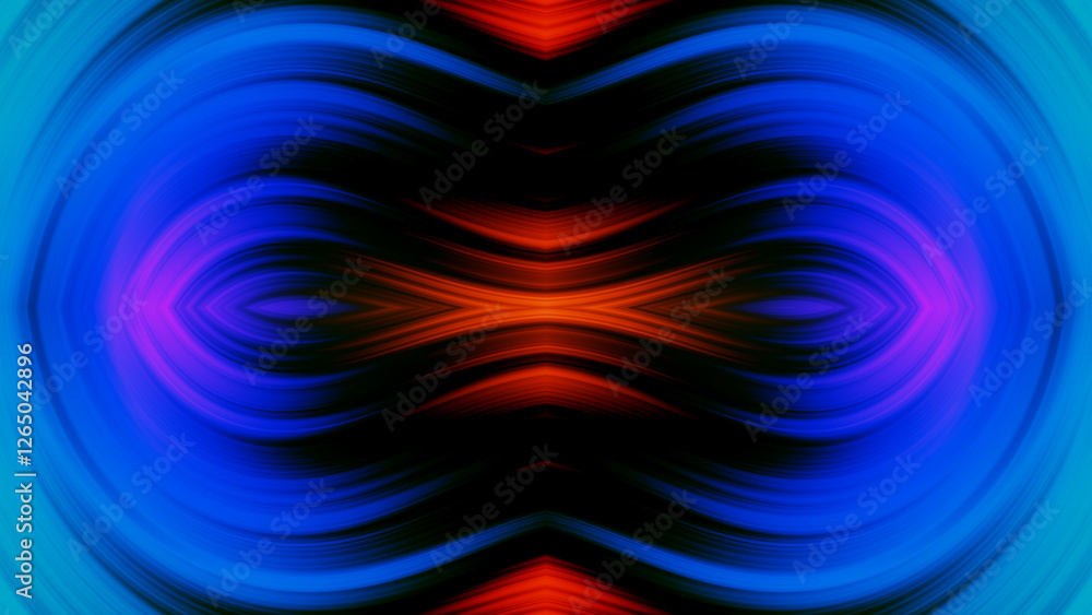 Fototapeta premium abstract blue background with waves