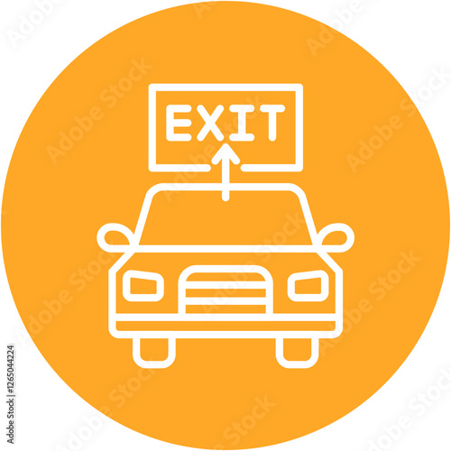 Parking Exit Icon