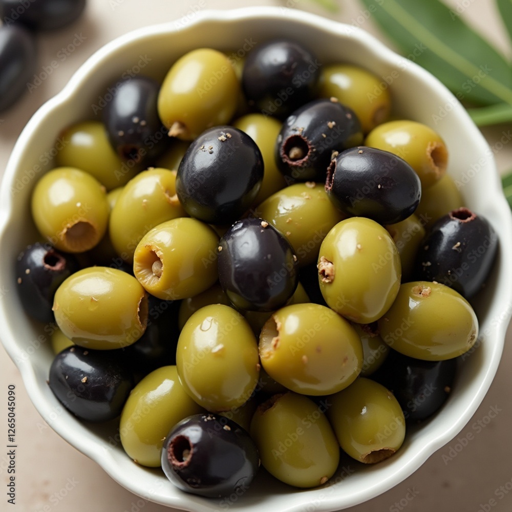 green and black olives green and black olives