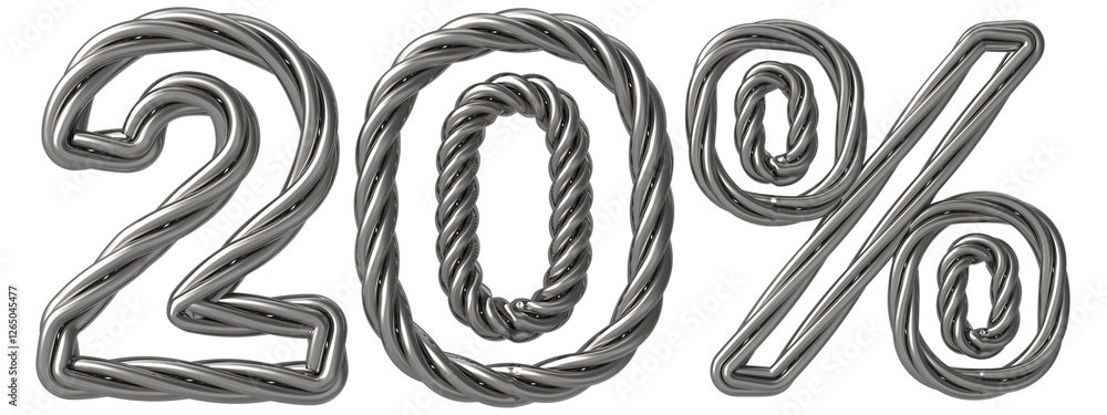 3D Representation of Number Percent 3D Representation of Number Percent