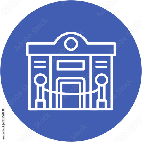 Social Club Building Icon