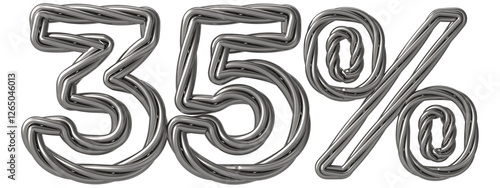 3D Representation of Number Percent