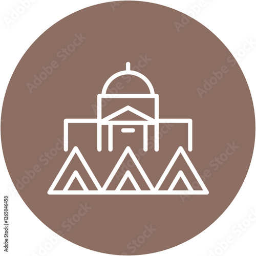 Protest Tent Icon