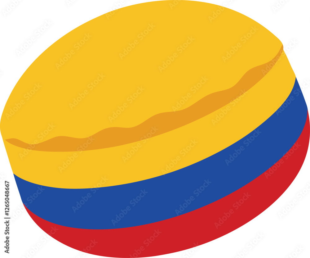 Arepa Cake Venezuela Colombia Illustration Arepa Cake Venezuela Colombia Illustration