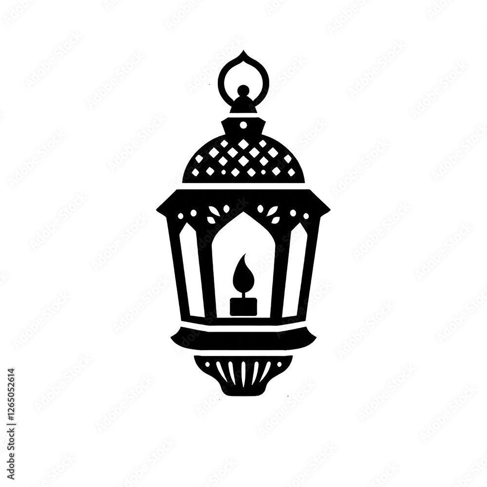 Beautiful street lamp lanterns black silhouette on white background Beautiful street lamp lanterns black silhouette on white background