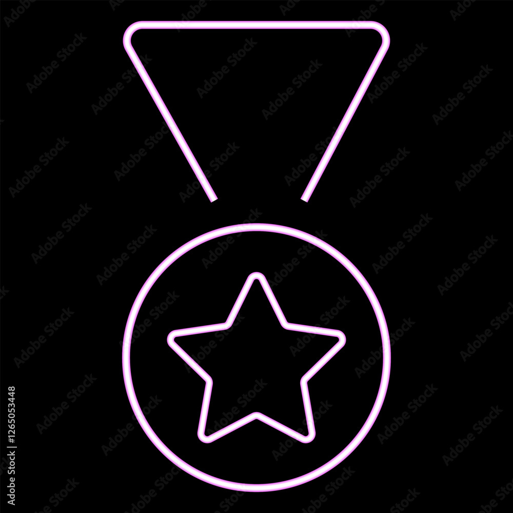 Purple neon medal icon
Vector neon medal prize, gift Purple neon medal icon
Vector neon medal prize, gift