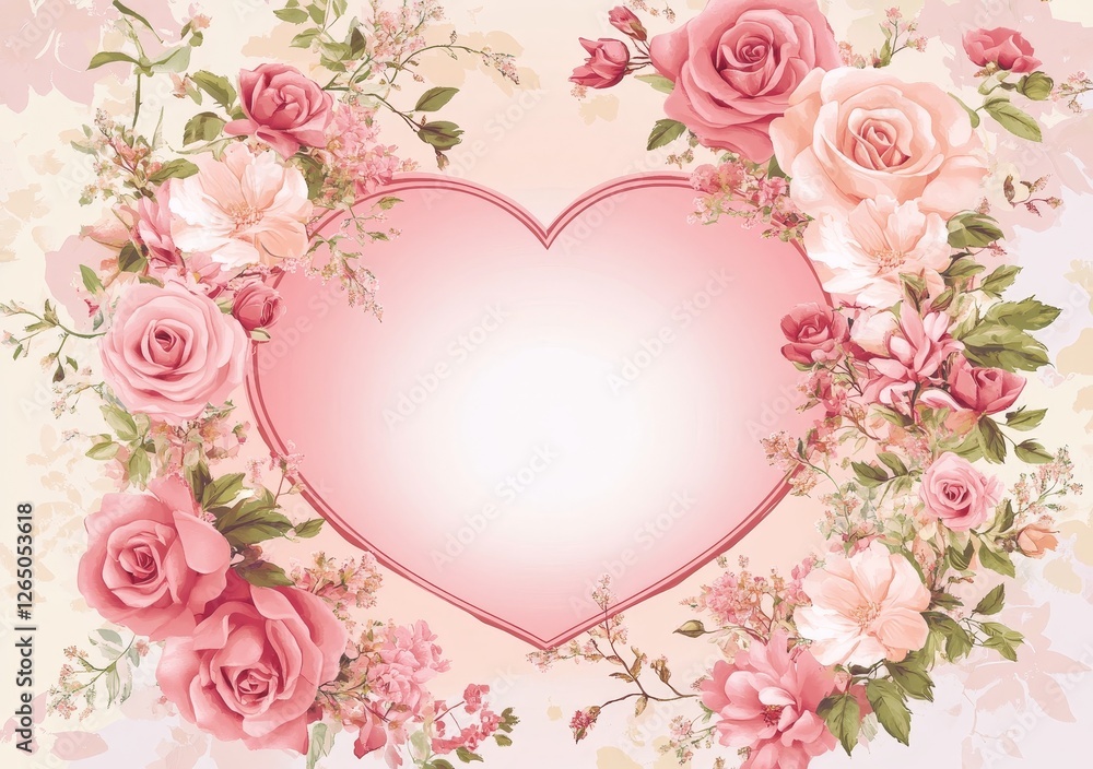 The Valentine's Day set consists of love-themed banners and decorative framed backgrounds The Valentine's Day set consists of love-themed banners and decorative framed backgrounds