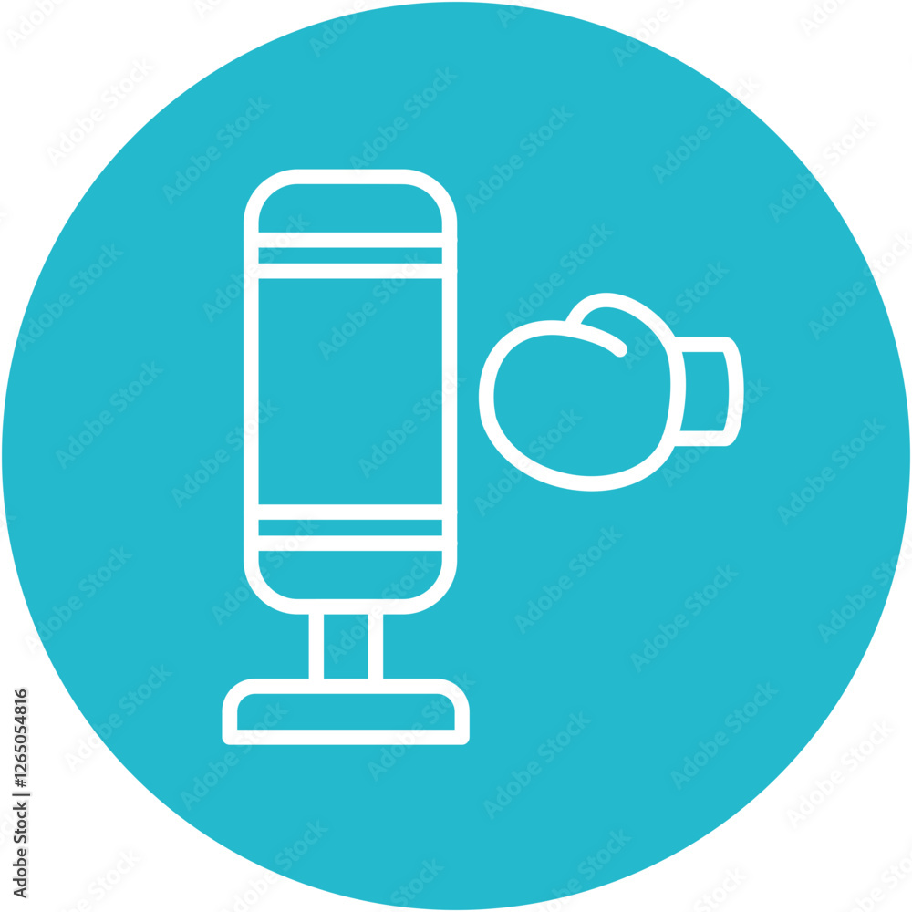 Punching Bag Icon Punching Bag Icon