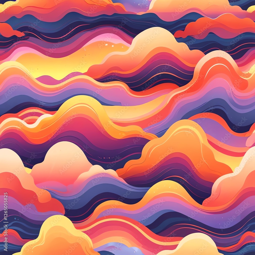 Abstract Colorful Cloudscape: A Vivid Dreamscape of Swirling Hues and Serene Textures Abstract Colorful Cloudscape: A Vivid Dreamscape of Swirling Hues and Serene Textures