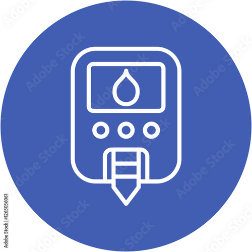 Blood Glucose Meter Icon