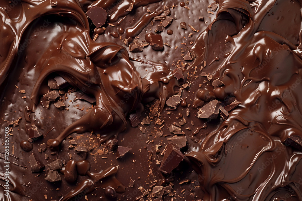 Chocolate treats and confections, generative AI Chocolate treats and confections, generative AI