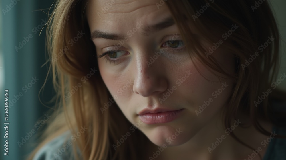 A person with tears in their eyes A person with tears in their eyes