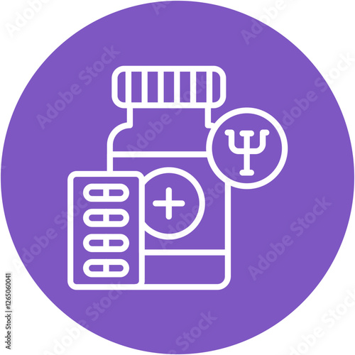 Psychotropic Medication Icon