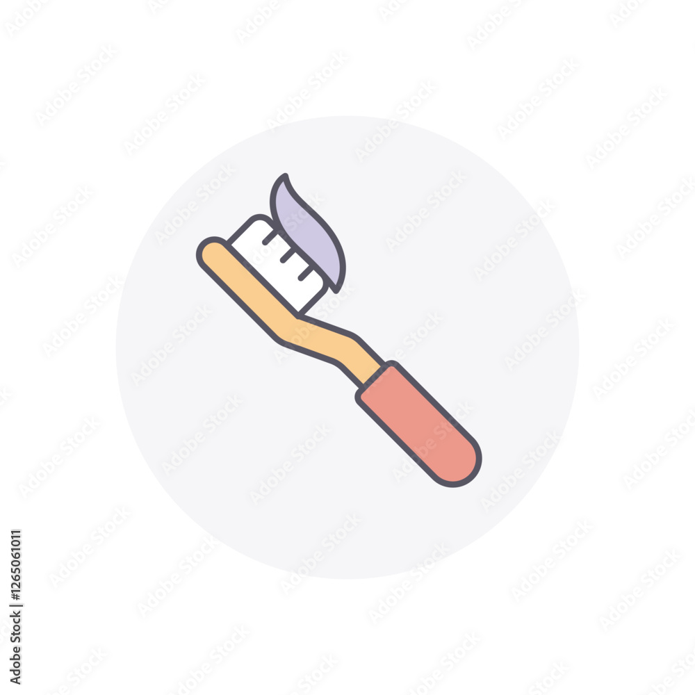 Tooth Brush vector icon stock illustration Tooth Brush vector icon stock illustration