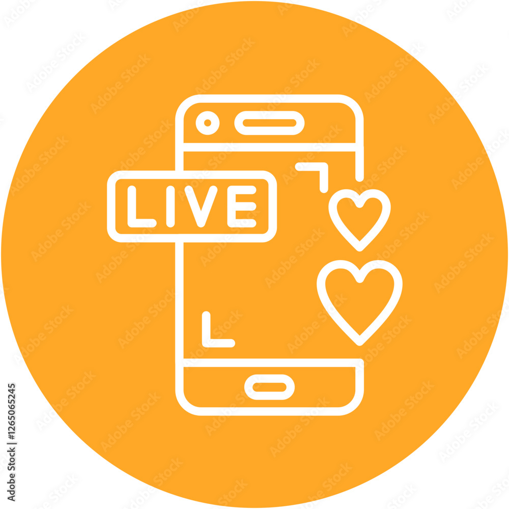 Live Stream Icon Live Stream Icon
