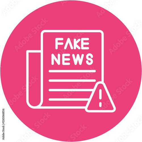 Fake News Warning Icon