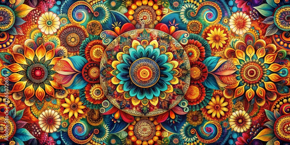 Panoramic Abstract Texture: Rich Pattern for Fabric, Canvas, Paper & Ceramic Prints Panoramic Abstract Texture: Rich Pattern for Fabric, Canvas, Paper & Ceramic Prints