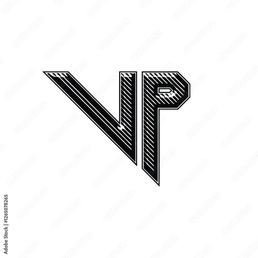 VP monogram logo design letter text name symbol monochrome logotype alphabet character simple logo VP monogram logo design letter text name symbol monochrome logotype alphabet character simple logo