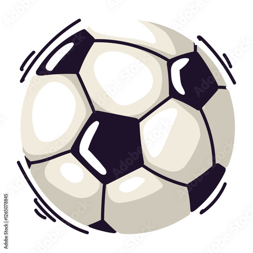 soccer ball icon vector image with white background