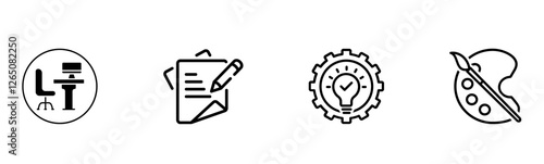 CAD Customization Icon Set.